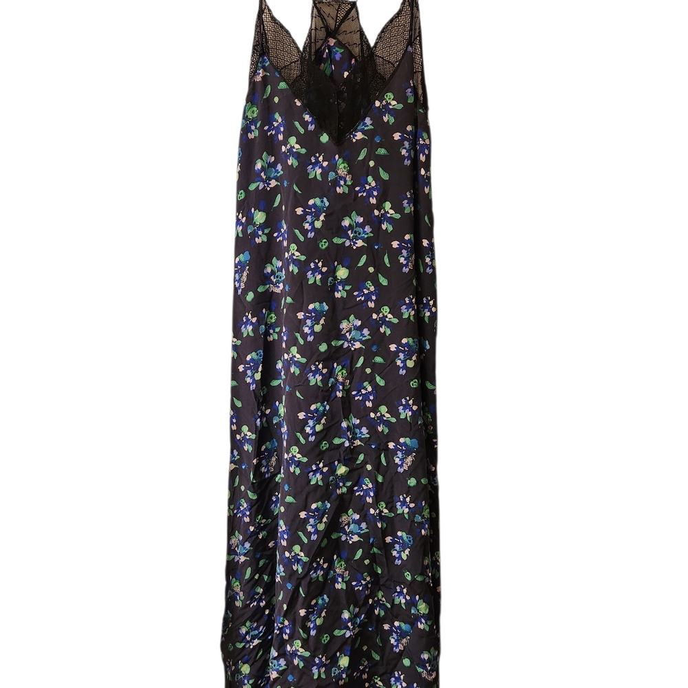 Zadig & Voltaire printed Floral silk Midi Dress - Picture 2 of 5